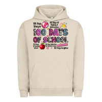 Pigment French Oak 100 days of school Urban Hoodie - LillyAllenDesigns