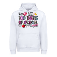 White 100 days of school Urban Hoodie - LillyAllenDesigns