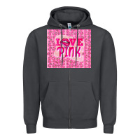 Smoke love pink Zipper Hoodie - TumblerDesignByShophia