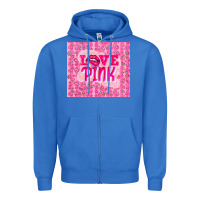 True Royal love pink Zipper Hoodie - TumblerDesignByShophia