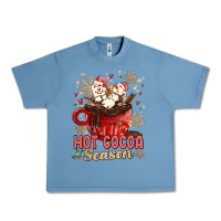 Pebble Blue hot cocoa season Urban Heavy Tee - MaliasSmallBusiness