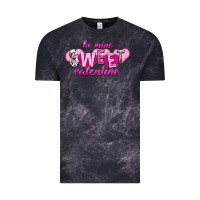 Cloud Black be mine sweet valentine Vintage Tee - NancyCooperArtShop