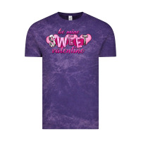 Cloud Purple be mine sweet valentine Vintage Tee - NancyCooperArtShop