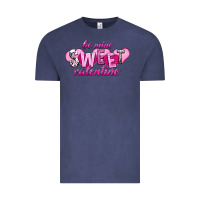 Vintage Denim be mine sweet valentine Vintage Tee - NancyCooperArtShop