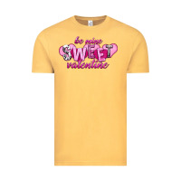 Vintage Mustard be mine sweet valentine Vintage Tee - NancyCooperArtShop