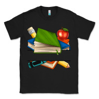 Black custom teacher books Classic Tee - NancyCooperArtShop