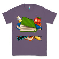 Lavender custom teacher books Classic Tee - NancyCooperArtShop