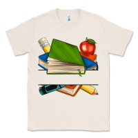 Natural custom teacher books Classic Tee - NancyCooperArtShop