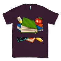Plum custom teacher books Classic Tee - NancyCooperArtShop