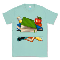 Seafoam custom teacher books Classic Tee - NancyCooperArtShop