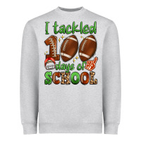 Heather Grey i tackled 100 days of school Heavyweight Sweatshirt - Artiststas