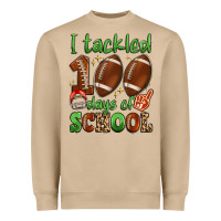 Mushroom i tackled 100 days of school Heavyweight Sweatshirt - Artiststas