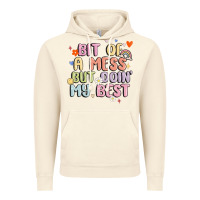 Vintage Artic bit of a mess but doin' my best Vintage Hoodie - MaliasSmallBusiness