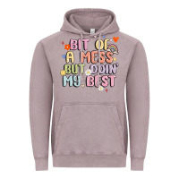 Vintage Zinc bit of a mess but doin' my best Vintage Hoodie - MaliasSmallBusiness