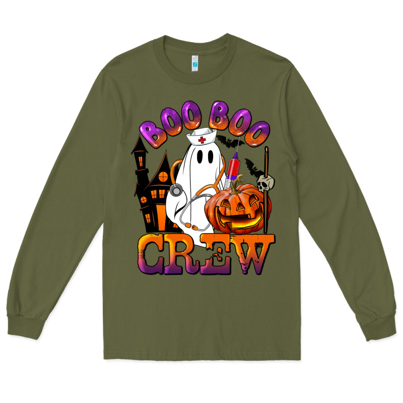 Boo Boo Crew Nurse Long Sleeve Tee by LillyAllenDesigns | Teevron
