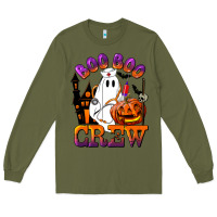 Army Green Boo Boo Crew Nurse Long Sleeve Tee - LillyAllenDesigns