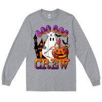 Heather Grey Boo Boo Crew Nurse Long Sleeve Tee - LillyAllenDesigns
