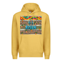 Antique Gold He is risen tumbler Easter Day Premium Hoodie - HowdyJamesFarm