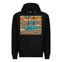 Black He is risen tumbler Easter Day Premium Hoodie - HowdyJamesFarm