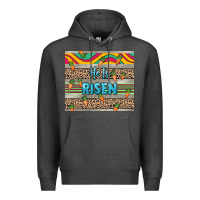Charcoal Heather He is risen tumbler Easter Day Premium Hoodie - HowdyJamesFarm