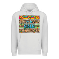 Dove Grey He is risen tumbler Easter Day Premium Hoodie - HowdyJamesFarm