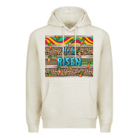 Oatmeal Heather He is risen tumbler Easter Day Premium Hoodie - HowdyJamesFarm