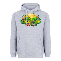 Heather Grey St. Patrick's Day American Football Heavyweight Hoodie - HowdyJamesFarm