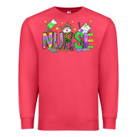 Cardinal mardi gras nurse Premium Sweatshirt - OliviaCreatesArt