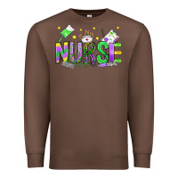 Chestnut mardi gras nurse Premium Sweatshirt - OliviaCreatesArt