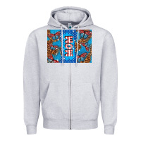 Heather Grey American mom Zipper Hoodie - TumblerDesignByShophia