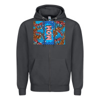 Smoke American mom Zipper Hoodie - TumblerDesignByShophia