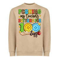 Mushroom pushing my teacher's buttons for 100 days Heavyweight Sweatshirt - Artiststas