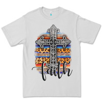 Dove Grey western faith Premium Tee - AdoDesignShop