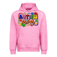 Fuchsia Pink autism mom Urban Hoodie - LillyAllenDesigns