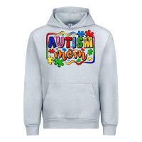 Heather Grey autism mom Urban Hoodie - LillyAllenDesigns