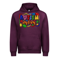 Mauve Wine autism mom Urban Hoodie - LillyAllenDesigns