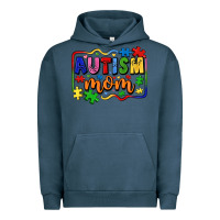 Pigment Midnight Navy autism mom Urban Hoodie - LillyAllenDesigns