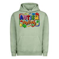 Pigment Oil Green autism mom Urban Hoodie - LillyAllenDesigns