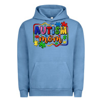 Pigment Pebble Blue autism mom Urban Hoodie - LillyAllenDesigns