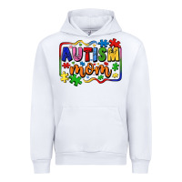 White autism mom Urban Hoodie - LillyAllenDesigns