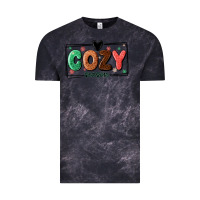 Cloud Black cozy season Vintage Tee - MaliasSmallBusiness