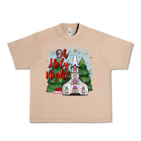 Burro christmas church oh holy night Urban Heavy Tee - MaliasSmallBusiness