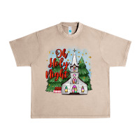 French Oak christmas church oh holy night Urban Heavy Tee - MaliasSmallBusiness