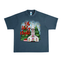 Midnight Navy christmas church oh holy night Urban Heavy Tee - MaliasSmallBusiness