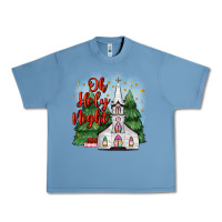 Pebble Blue christmas church oh holy night Urban Heavy Tee - MaliasSmallBusiness