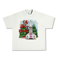 Pistachio christmas church oh holy night Urban Heavy Tee - MaliasSmallBusiness