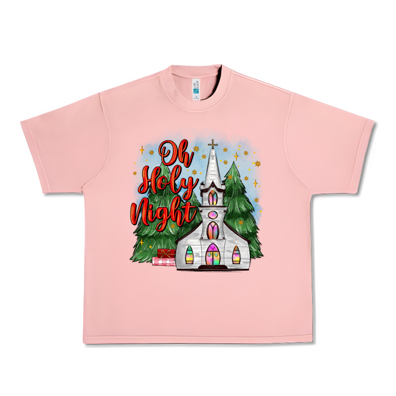 Christmas Church Oh Holy Night Urban Heavy Tee by MaliasSmallBusiness | Teevron