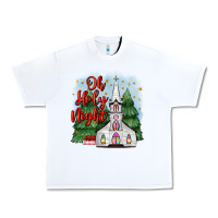 White christmas church oh holy night Urban Heavy Tee - MaliasSmallBusiness