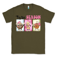 Army Green Christmas tis the season Classic Tee - MaliasSmallBusiness