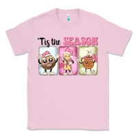Bubblegum Pink Christmas tis the season Classic Tee - MaliasSmallBusiness